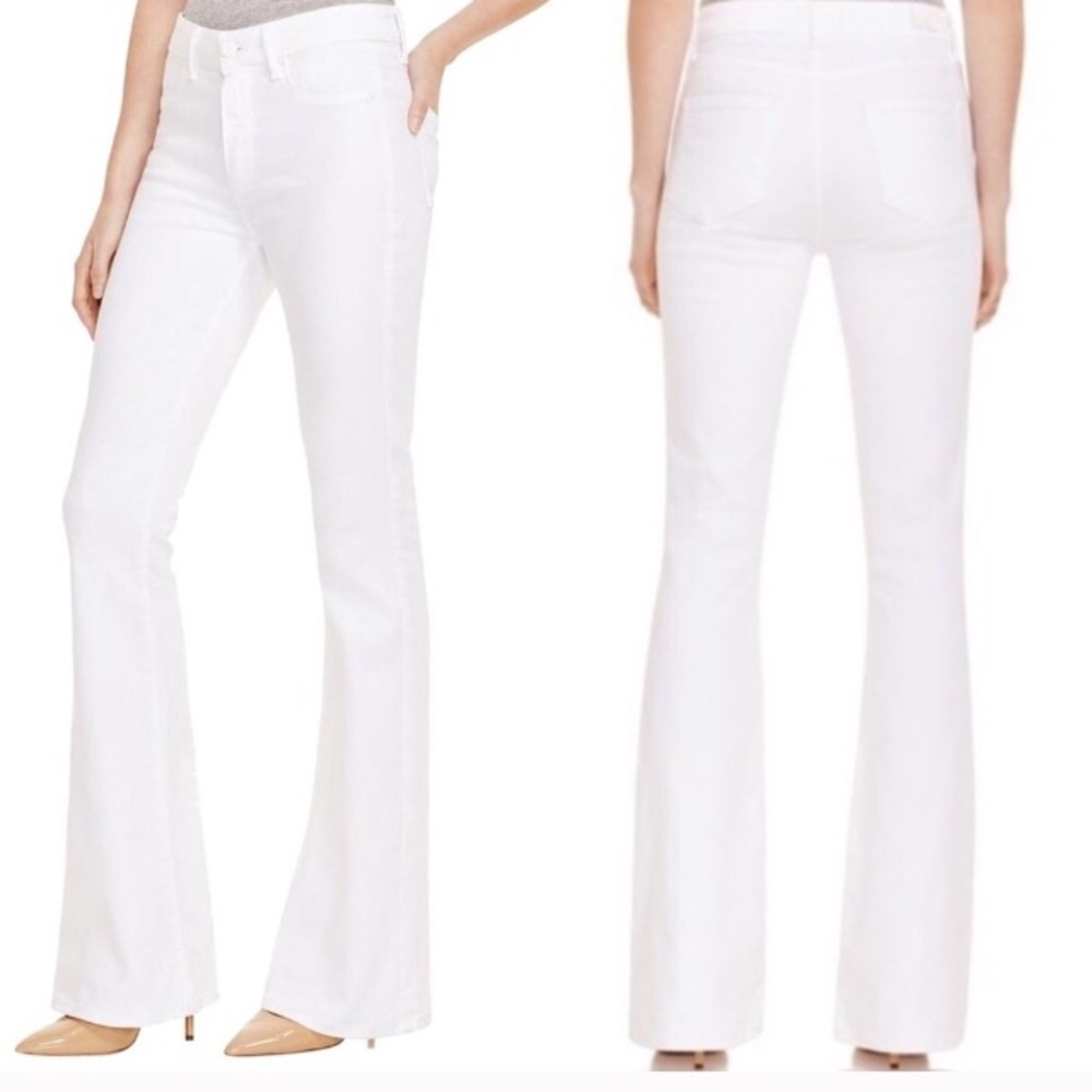NEW paige denim hi rise flare canyon jean